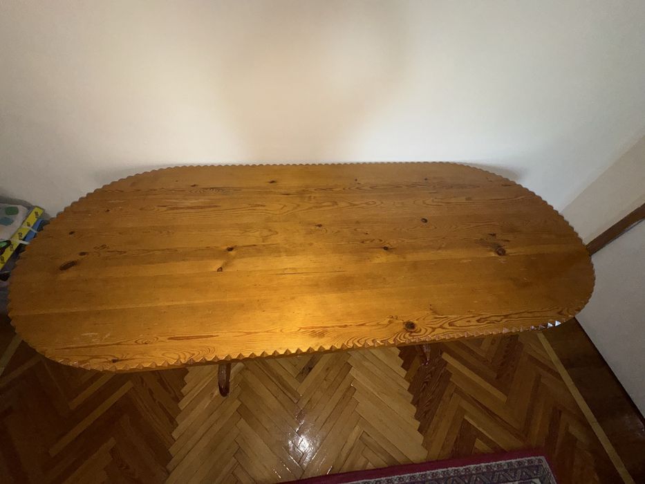 Длинный Деревянный стол, 1990 года