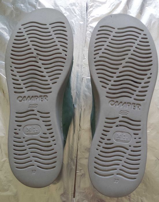 Tenisi dama Twins, Camper, Material textil, Albastru deschis, 37 EU