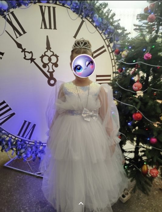 Детское пышное платье