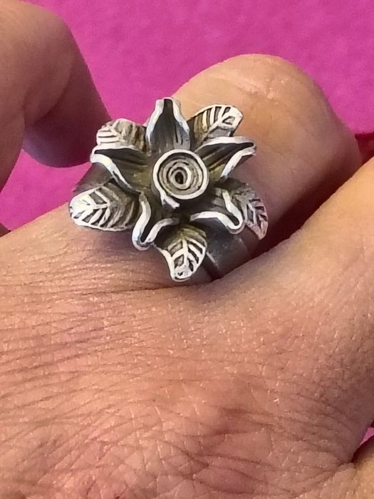 Inel argint argint 18 mm.