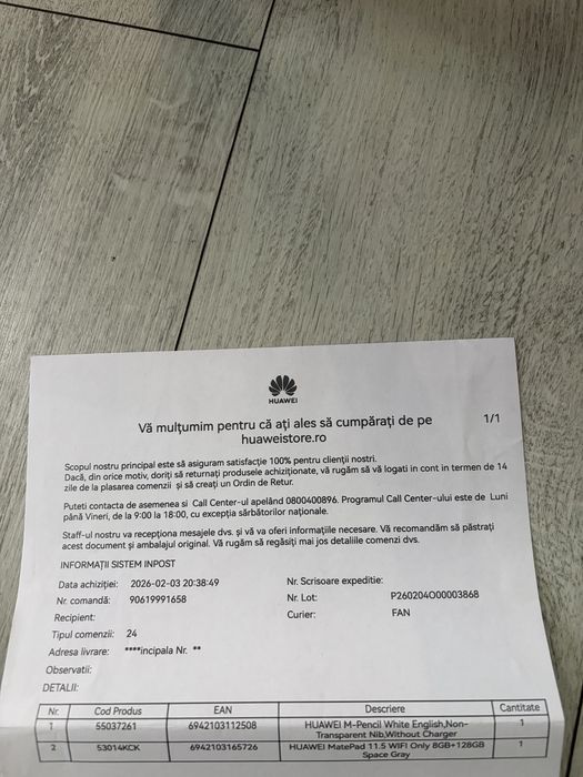 Huawei Matepad 11.5 + Toate accessoriile + 3rd Generation M Pen