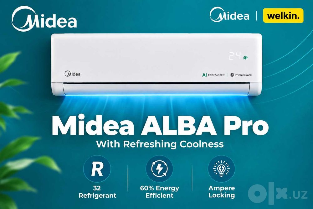 MIDEA ALBA Pro кондиционери — 12,000 BTU / Inverter / Янги модель!