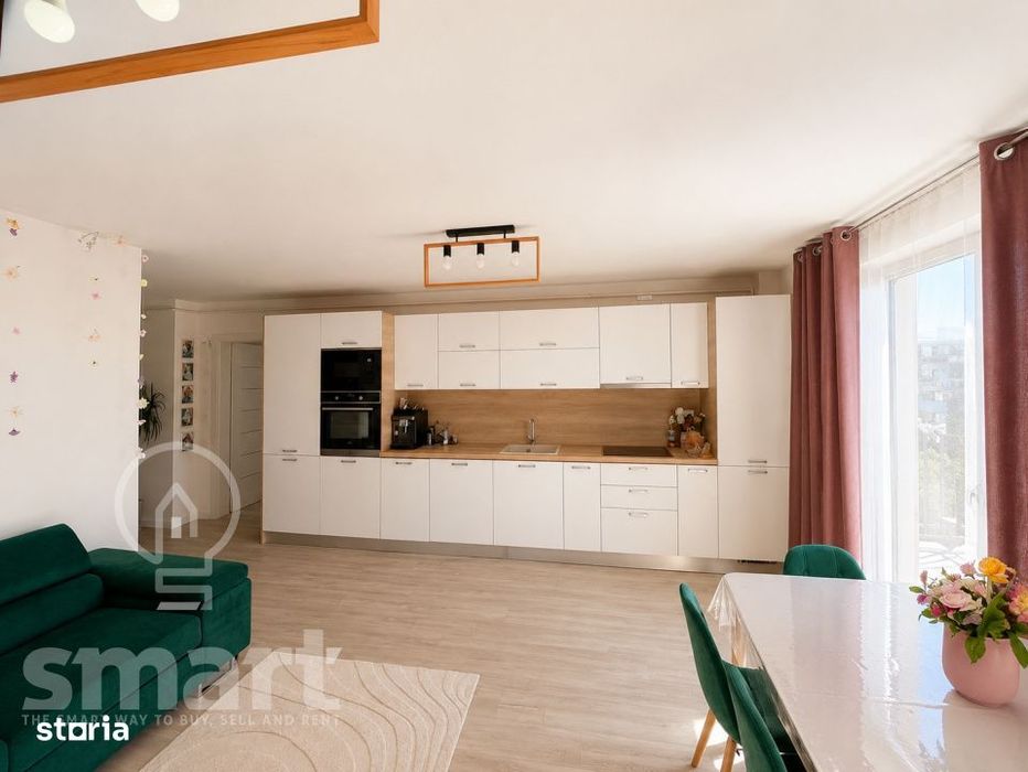 Apartament 3 camere de vanzare panoramic 67 mp 2 bai Dambu Rotund — fotografia 2
