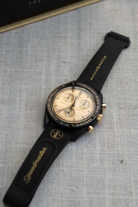 Omega x Swatch  MoonSwatch 1969 - Ediție Limitată cu 11g Aur 18K (Full Set, BNIB)