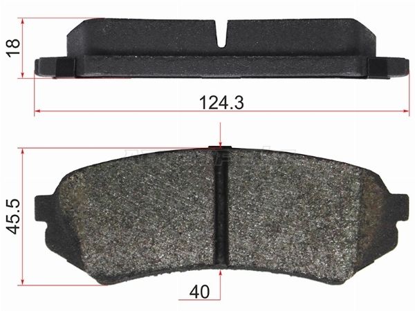 Колодки тормозные зад  Toyota Land cruiser