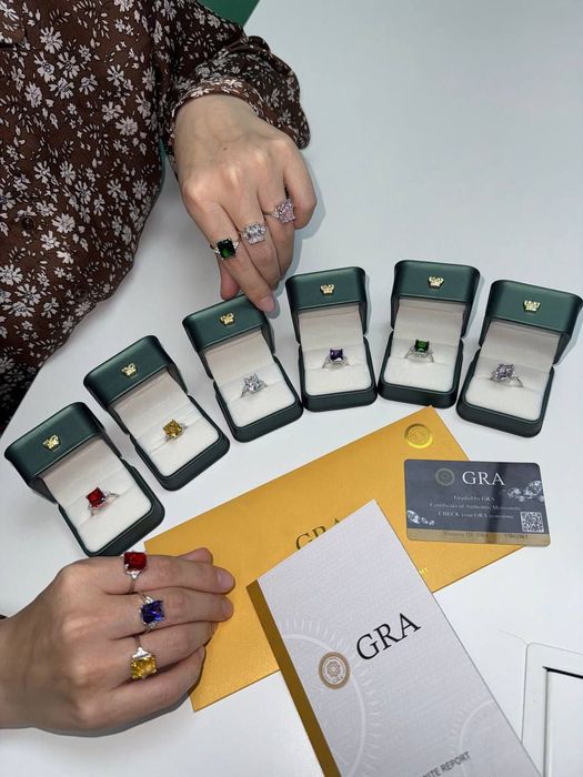 Moissanite  бриллиант сақиналары