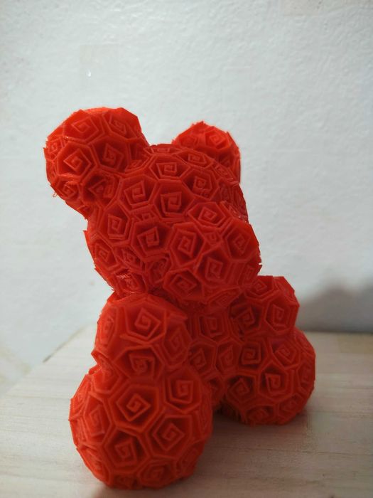 3D декоративно мече с рози - Перфектен подарък за Свети Валентин