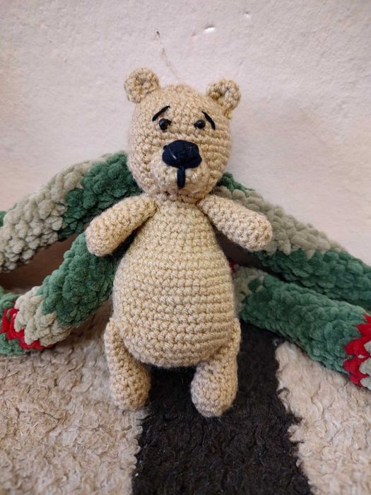 Подарък ръчно изработени играчки кукли от прежда 3D калъфки