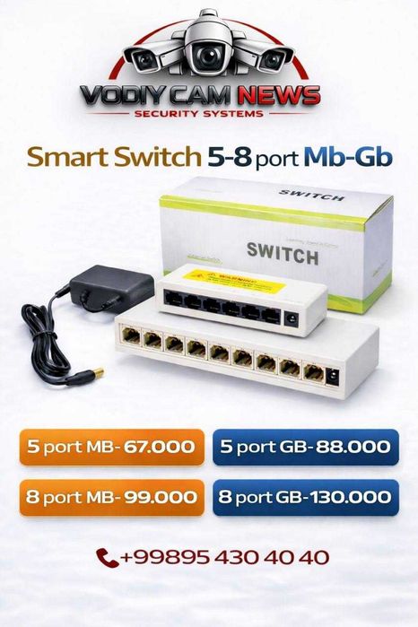 Smart Switch 5-8 port MB-GB