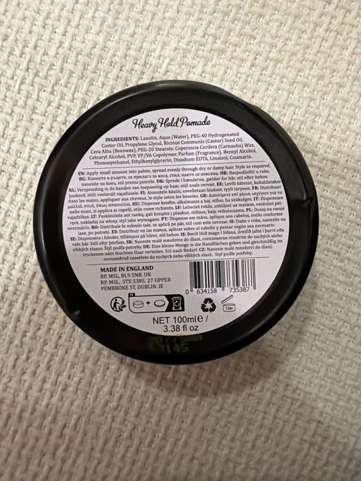 Dapper dan помада для волос