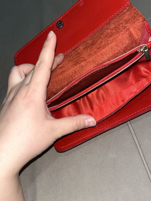 Кожаный кошелек женский