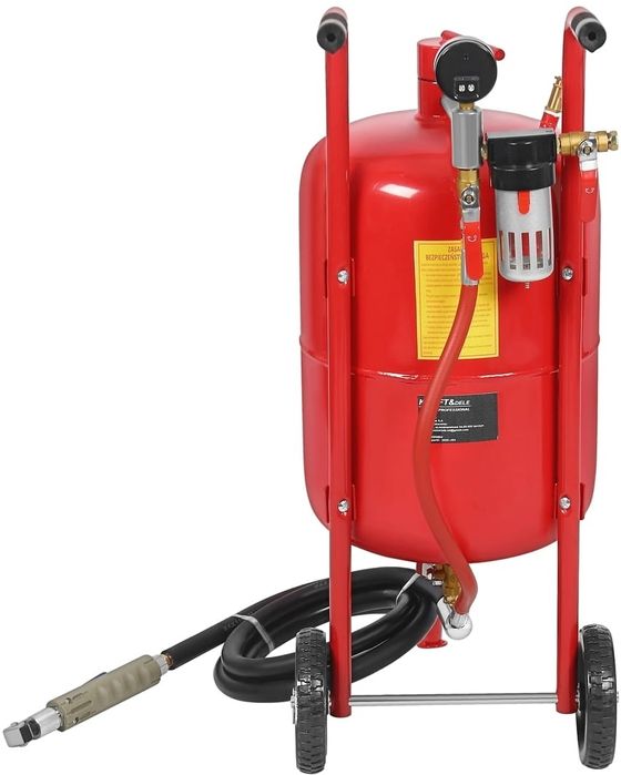 Statie de sablare profesionala cu nisip mobila 38L 400–700 l/min