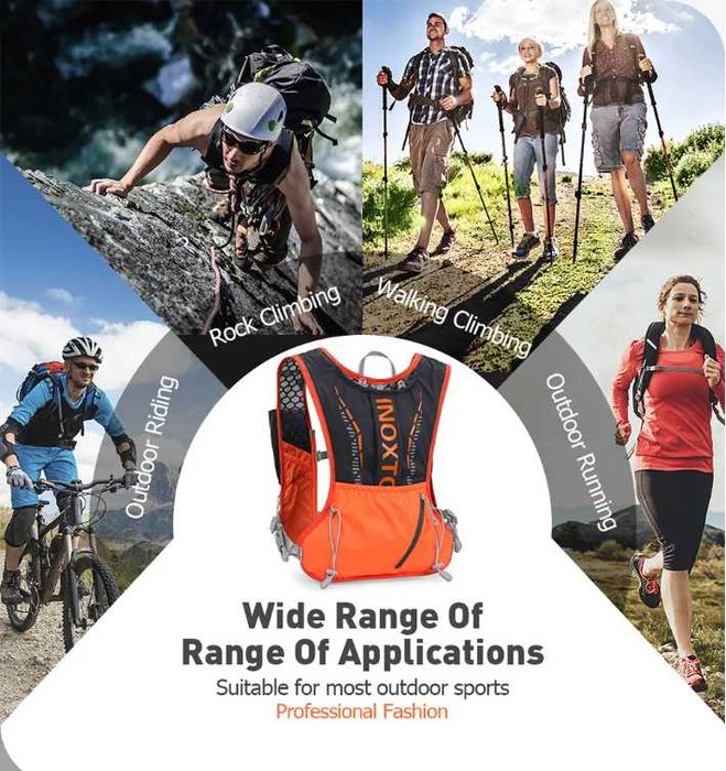 -60% INOXTO Ултра лека раница | Бягане, колоездене, туризъм