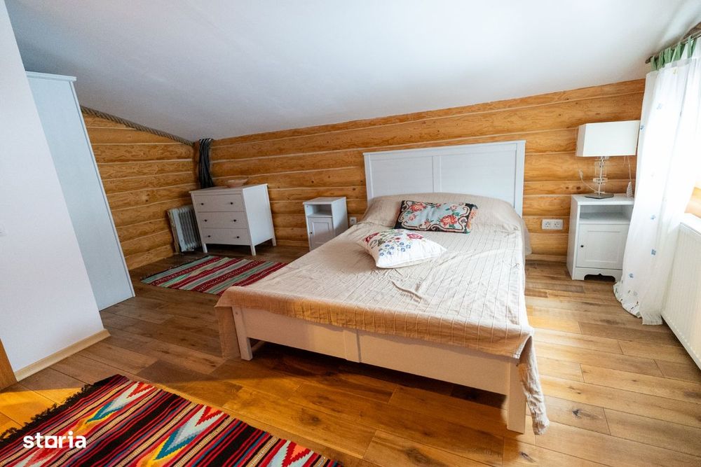 Casă premium din buștean,construită cu responsabilitate – 980 mp teren