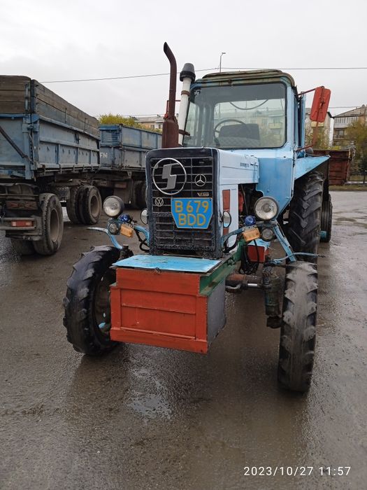 Продам МТЗ 80 + телега самосвал !