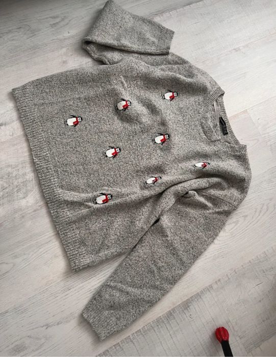 Bluza Atmosphere , XL , model de Craciun , model pinguin