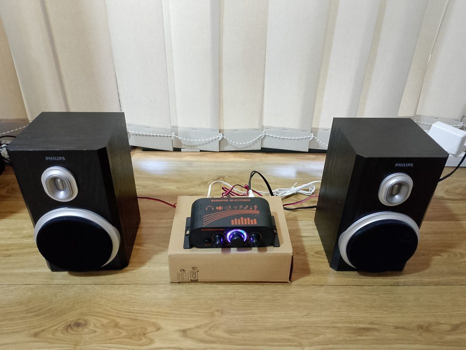 Mini Amplificator + Boxe Philips