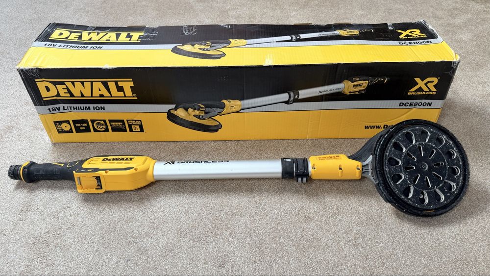 DeWalt DCE800N-XJ slefuitor pereti girafa cu acumulator 18 V