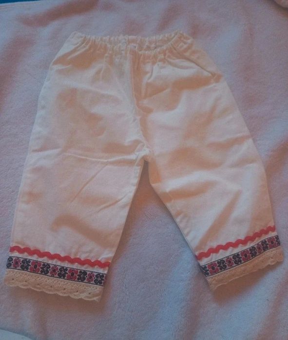 Pantaloni tradiționali Baby Nova 0-3 luni