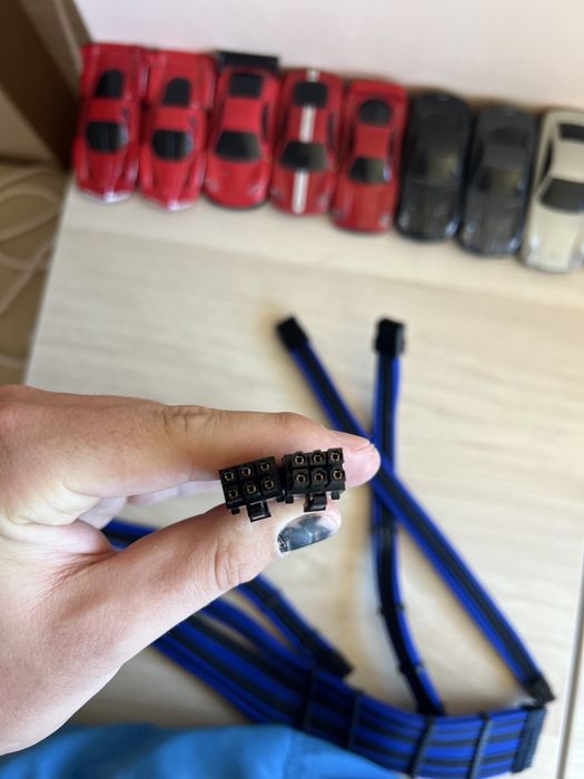 Thermaltake TTMOD Sleeve Cable Extension комплект черно/синьо