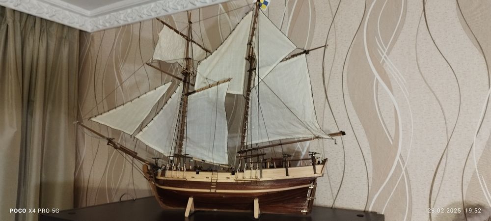 Дървен макет на кораб