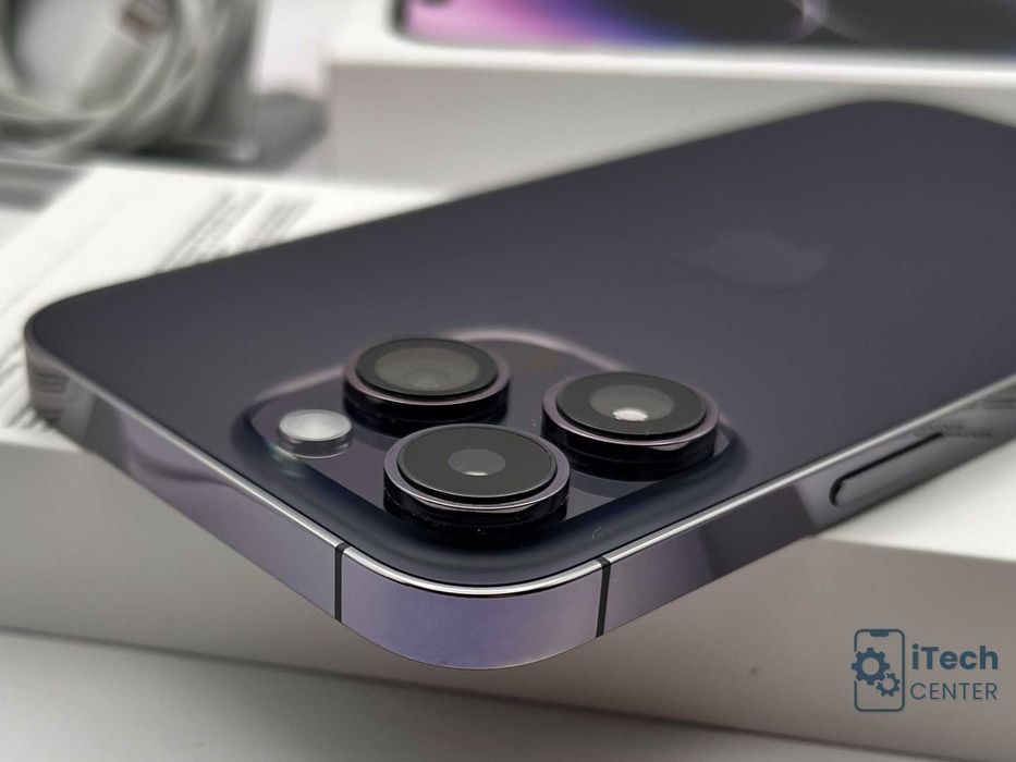 iPhone 14 Pro MAX, 128GB, Purple, 100% батерия, КАТО НОВ, ГАРАНЦИЯ!