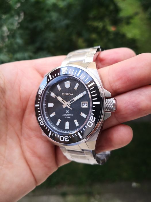 Ceas automatic Seiko Mod Luxe Prospex Diver's 200m bratara metalica