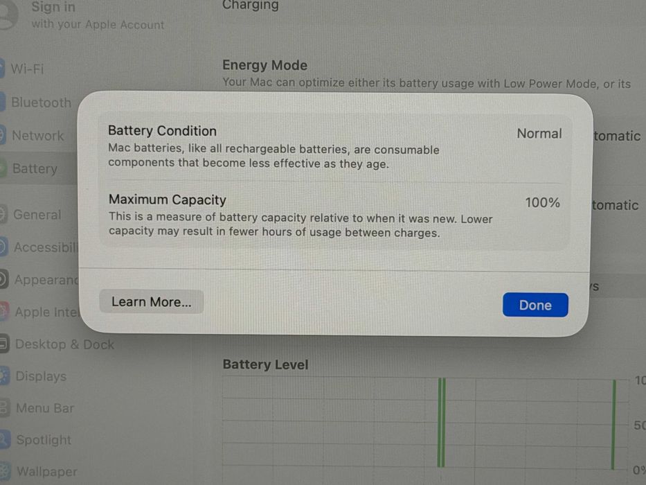 MacBook Pro 16`M4 MAX/14 CPU/32 GPU/36GB RAM/1TB SSD/27 Месеца Гаранция/Батерия 100%-40 Цикъла/Space Black — миниатюра 8