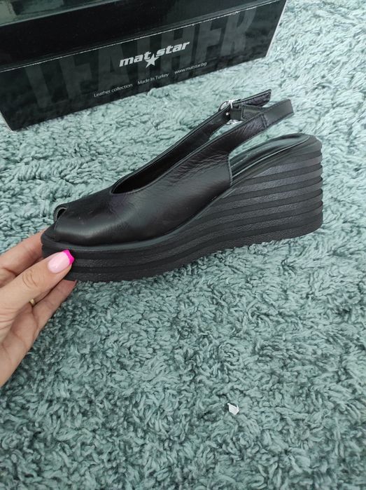 Сандали Матстар естествена кожа