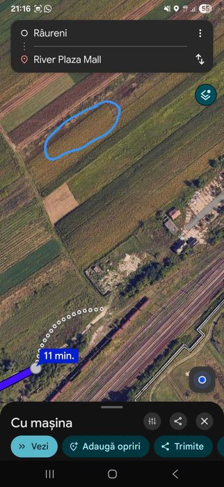 Teren Intravilan - drumul garii Ramnicu Valcea