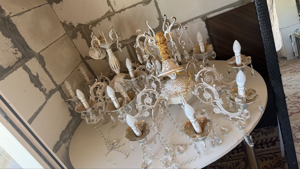 Люстры 8 рожковые