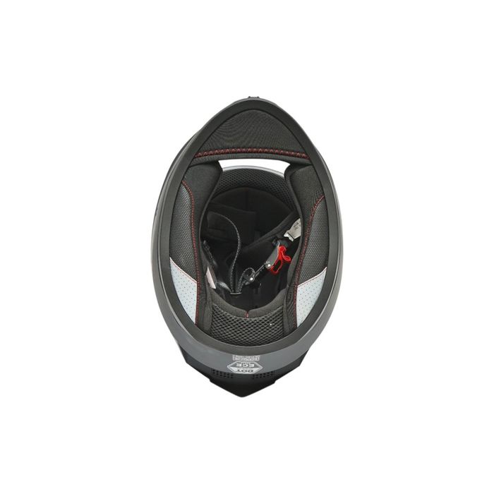 Casca Moto Integrala Grit Neagra cu Viziera Transparenta, Marimea L,