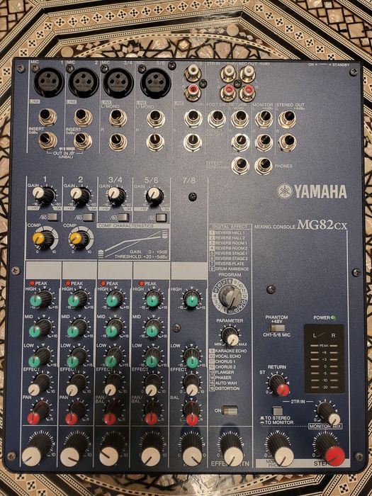 Yamaha MG82CX – Компактен аудио миксер (аналогов с ефекти) КАТО НОВ
Ya