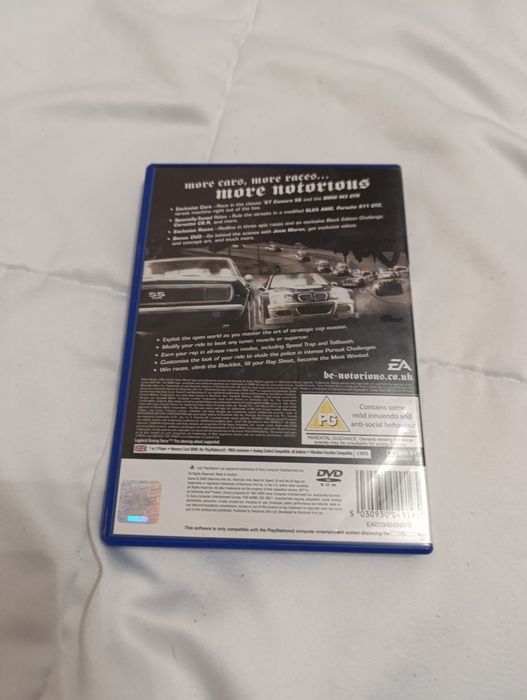 Playstation 2 Need for speed Most wanted 2005 Black ed