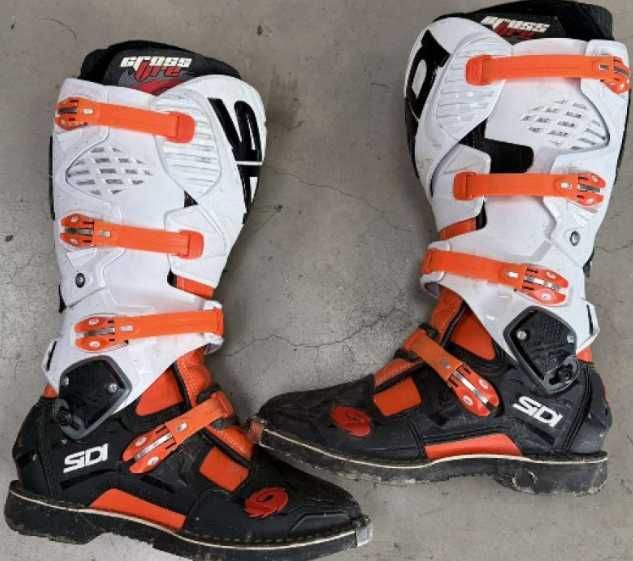 Мотокрос ботуши SIDI CROSSFIRE 3 Org/Wh ZH310826 Номер: 42
