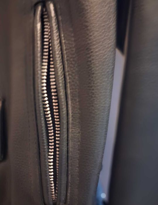 Geaca de motor Last Rebels, piele de vita, model clasic, noua.