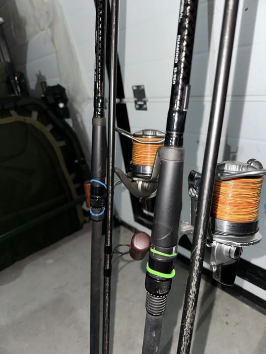 2 x Lansete Shimano Tribal Diamond 3.90m 3.5 lbs 13ft Raritati colecti