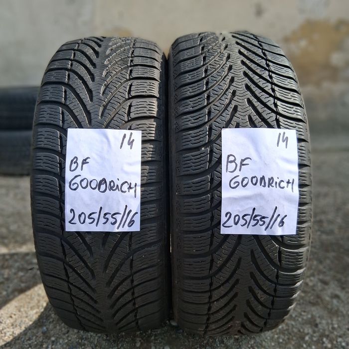 2×205/55/16 M+S.BFGOODRICH.Stare excelenta.