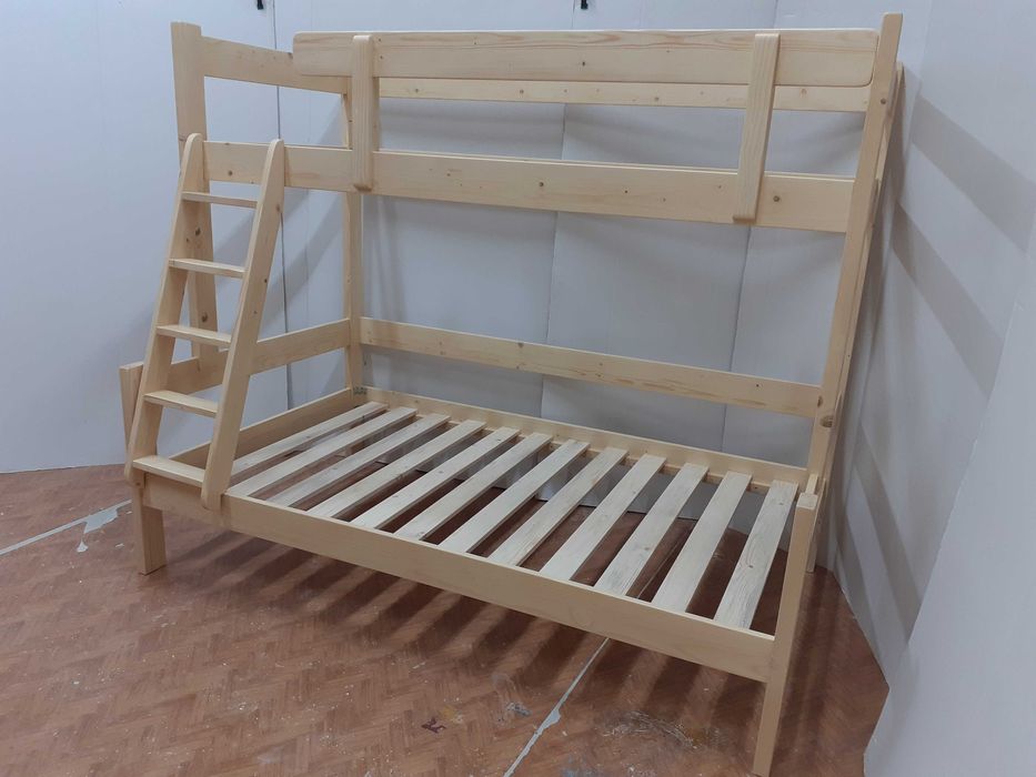 TRANSPORT GRATUIT.Pat etajat-supraetajat din lemn masiv.Cod 3016