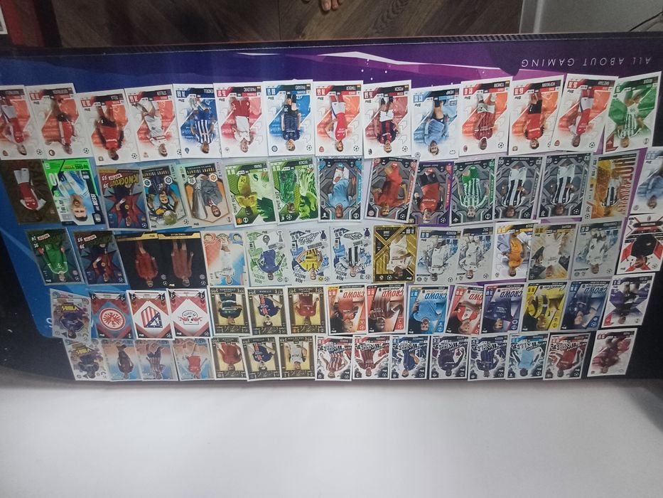 Colecție Match Attax 2023/24 – 170+ carduri, stare impecabilă