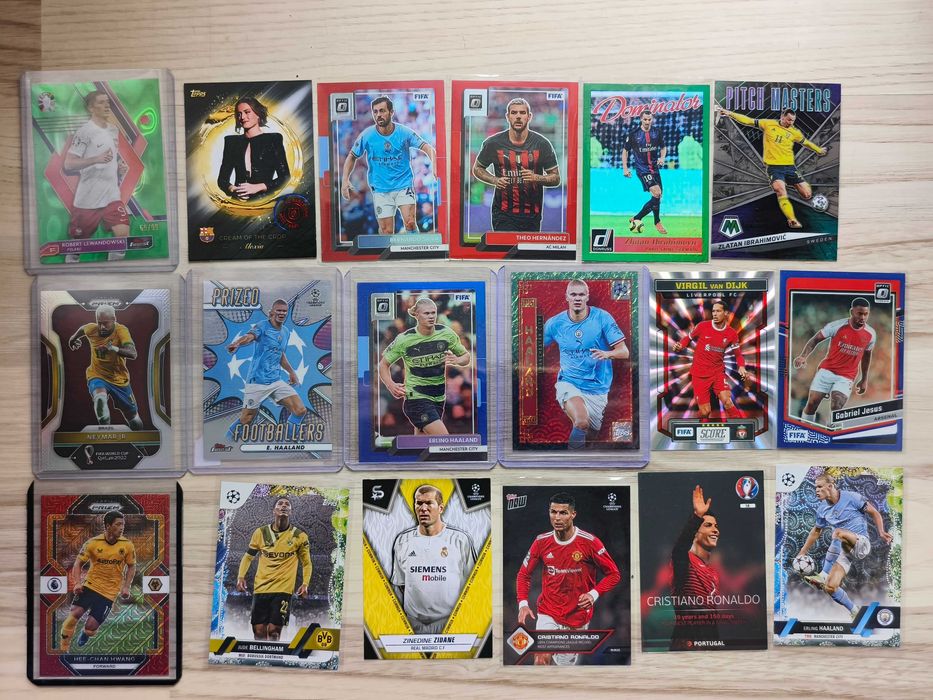Футболни карти Panini, Topps Barcelona,Real Madrid, Messi,Ronaldo и др