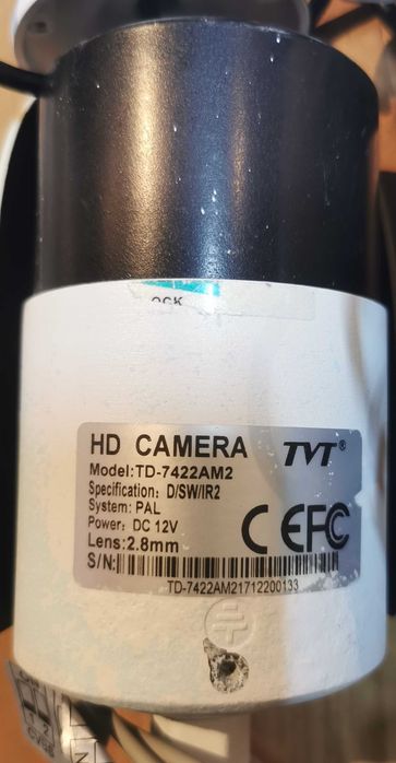 8 camere supraveghere+sursa alimentare12v camere