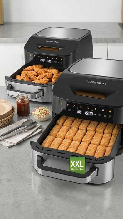 Край на мазната храна! Gourmetmaxx XXL – Готвиш здравословно и бързо!