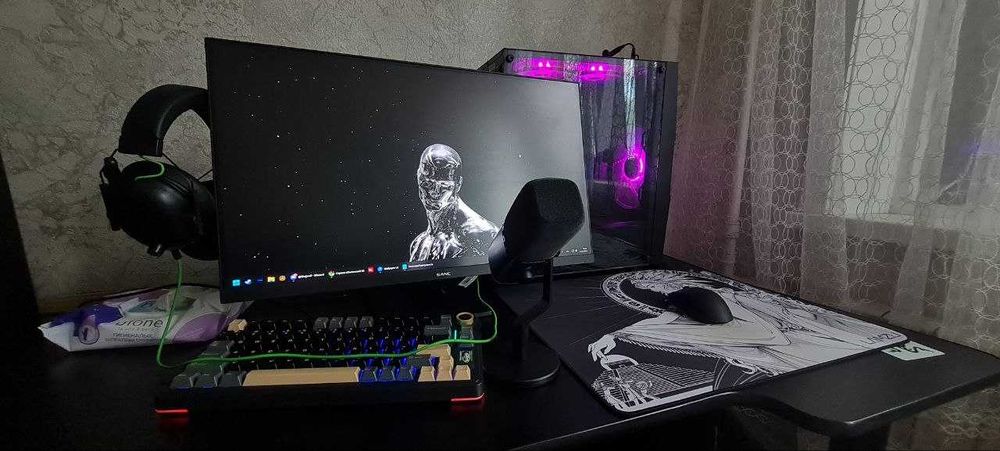Игровой компьютер в сборе
