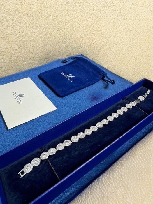 Bratara Swarovski Una Angelic Silver