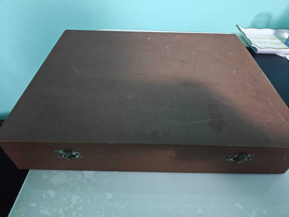 Set tacamuri inox rusesc , vechi