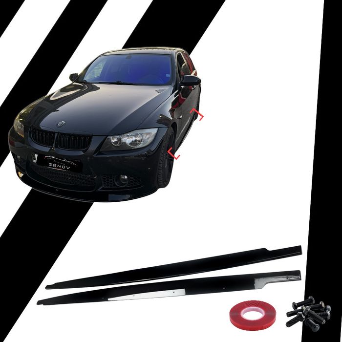 Добавки за прагове за BMW E90 E91 E92