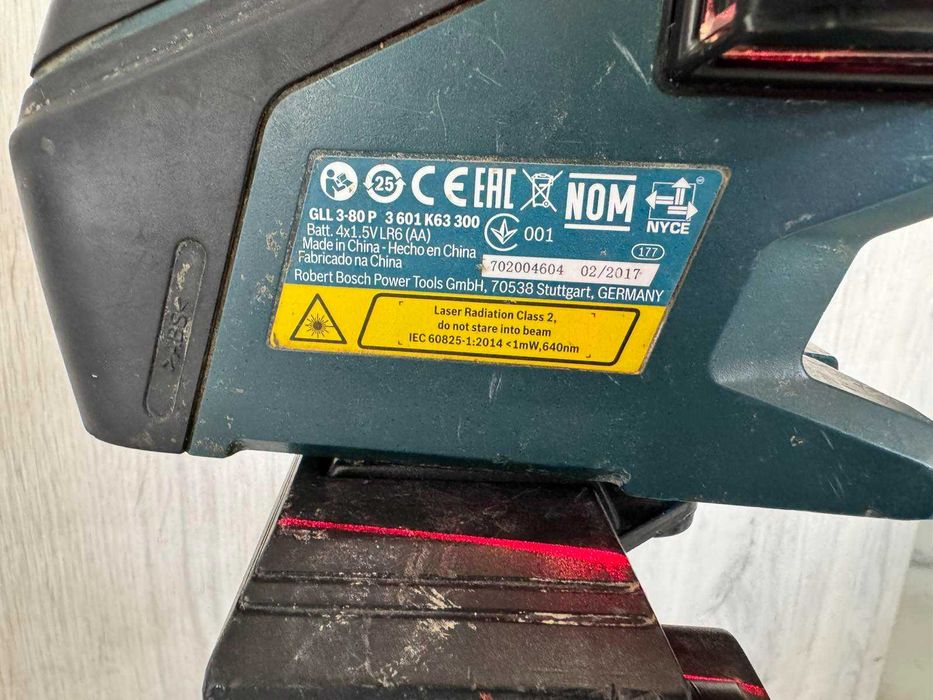 Линеен лазерен нивелир BOSCH GLL 3-80 P Professional