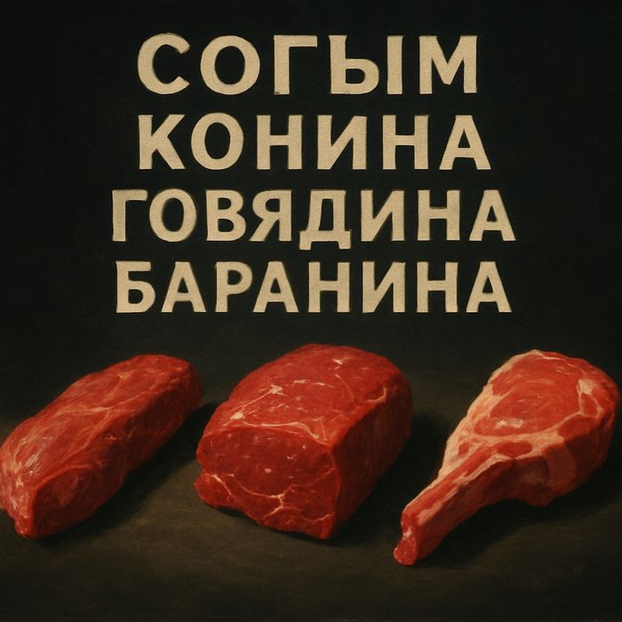 Соғым жалқы тай байтал сиыр қой ет ЖЕТКІЗУ ТЕГІН