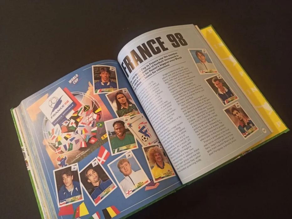 Panini Hardcover Football Stickers, The Official Celebration